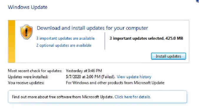 Windows Update 7